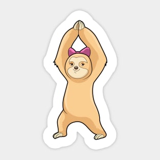 Sloth at Fitness Sports Sticker